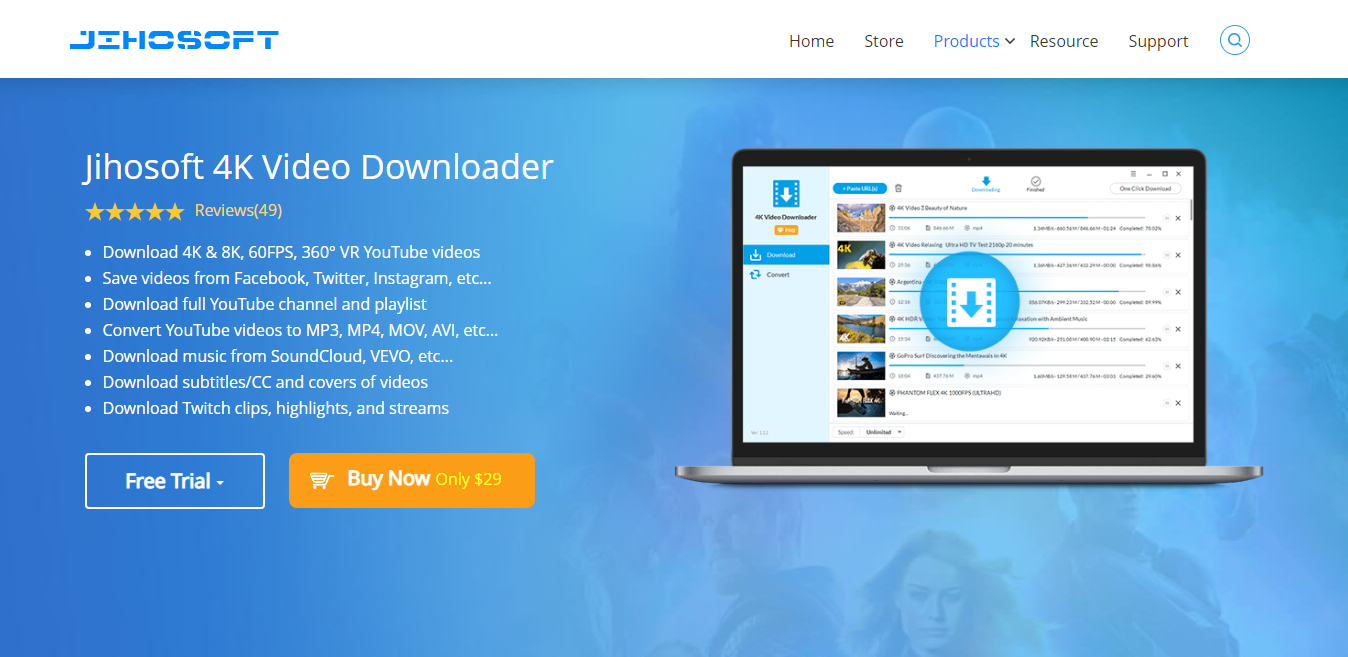 Jihosoft 4K Video Downloader
